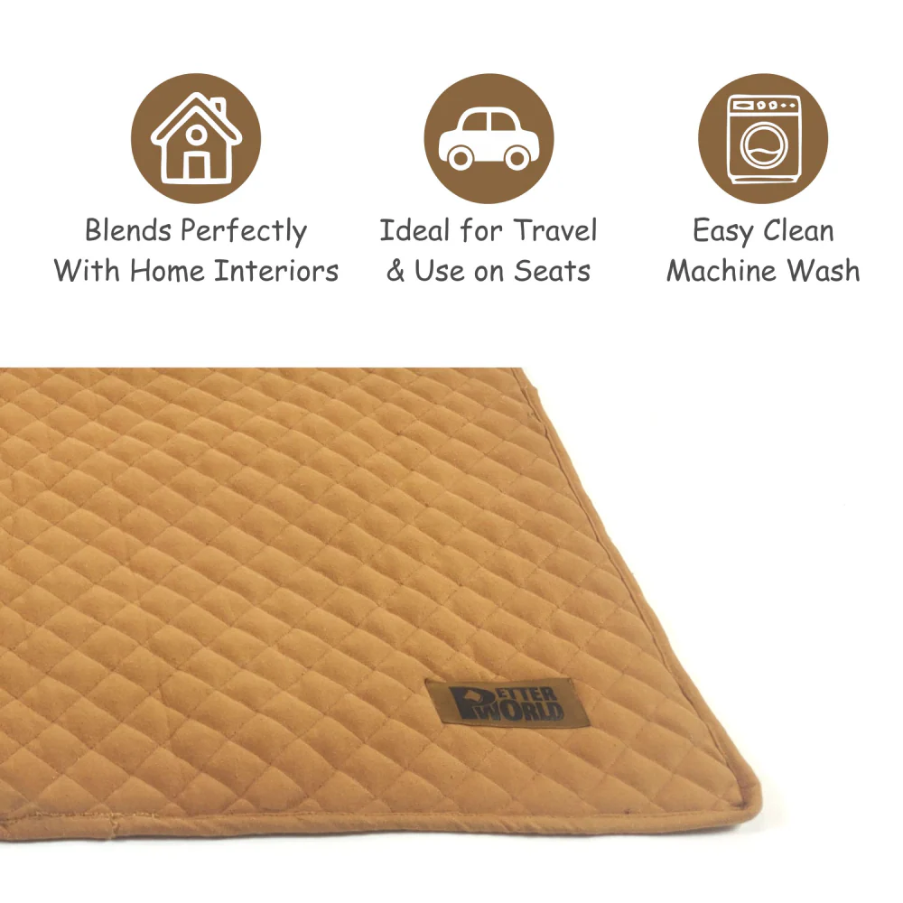 Petter World Multipurpose Breathable Summer Mat for Dogs (Earthy Brown) - Image 3