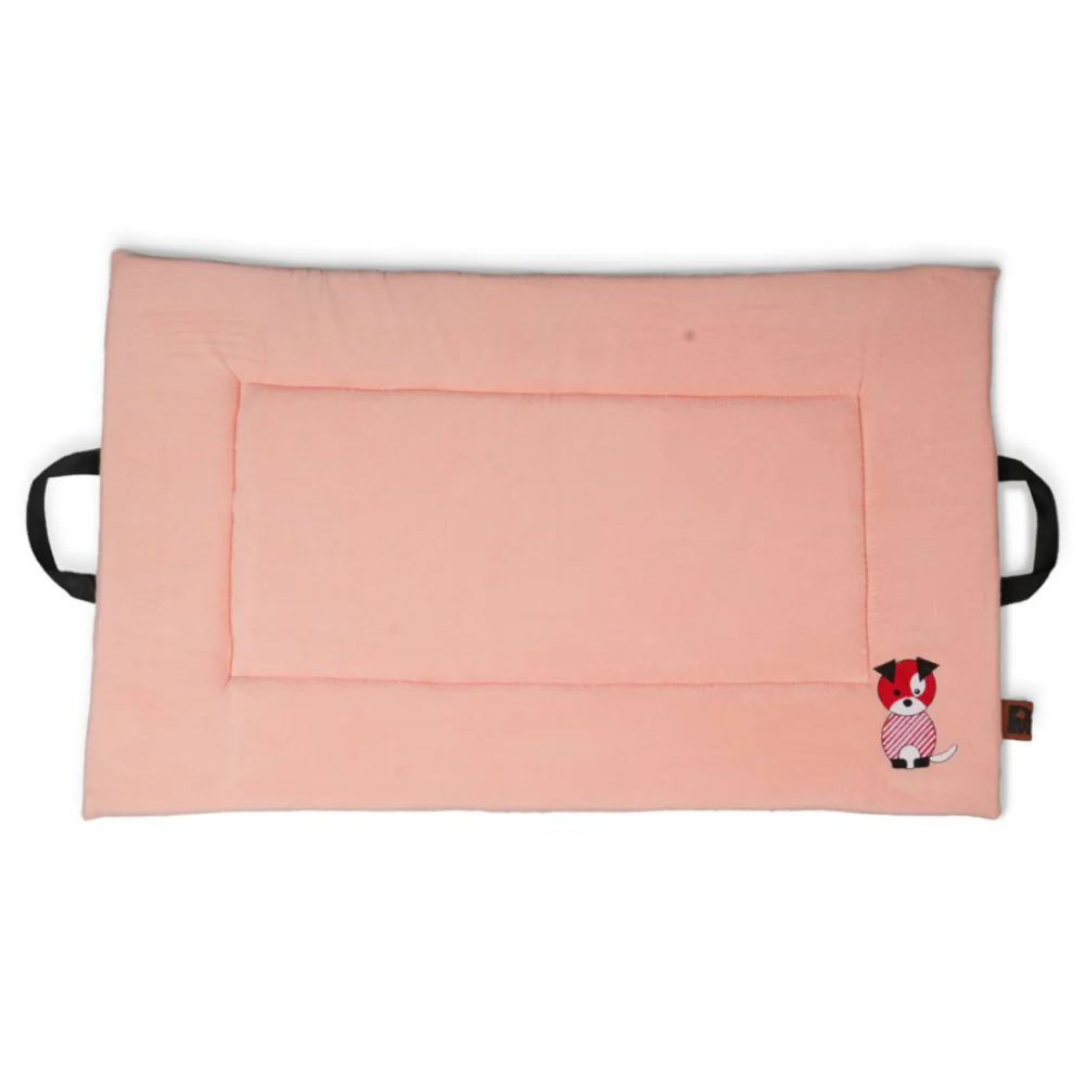 Petter World Orthopedic Memory Foam Crate Mat for Joint Support & Pressure Relief for Dogs (Peach Pearl) - Image 4
