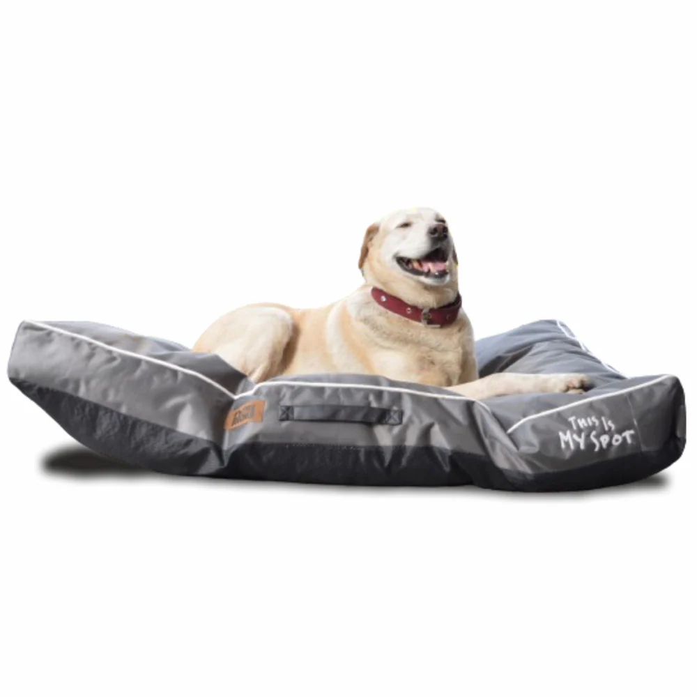 Petter World Waterproof Easy Clean Monsoon Bed with Removable & Washable Cover (Steel Grey) - Image 2