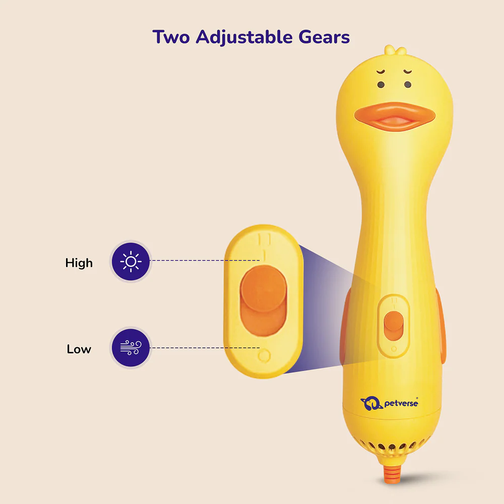 Petverse 2 in 1 Hair Drying & Hair Brush for Dogs & Cats - Image 5