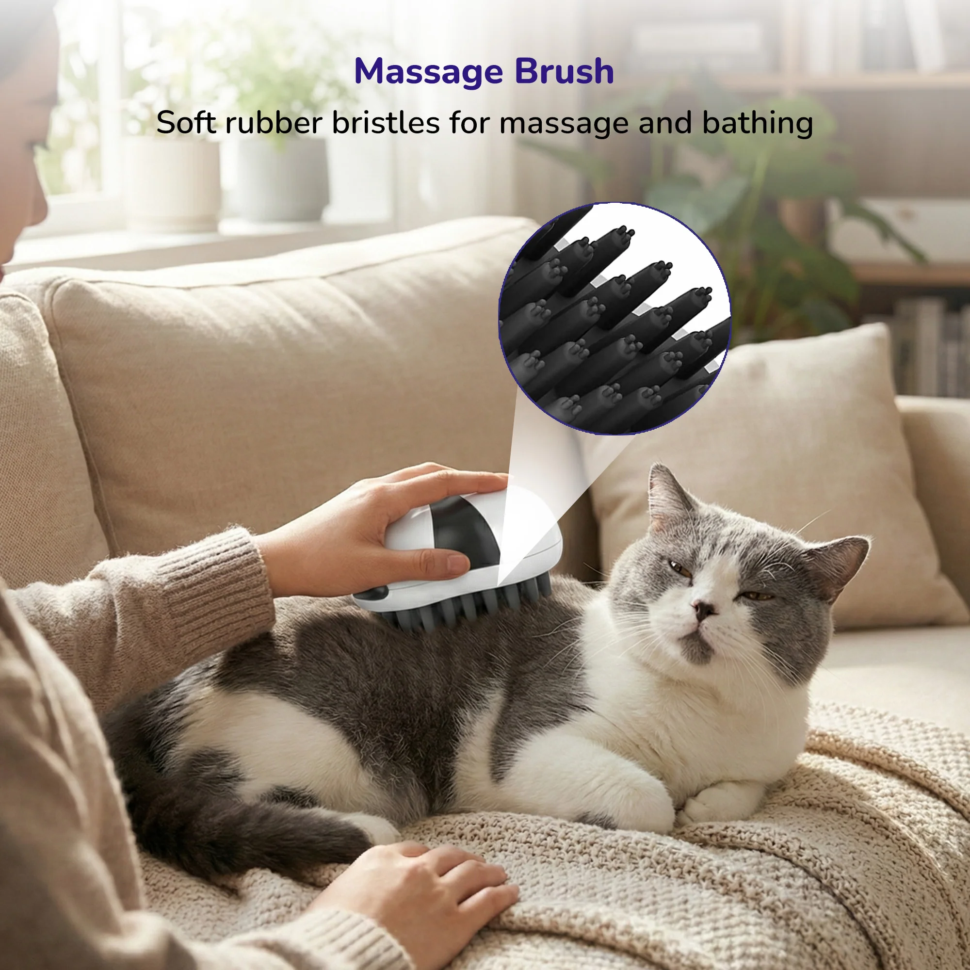 Petverse 7 in 1  Professional Deshedding, Detangling & Nail Care Kit for Dogs & Cats - Image 3