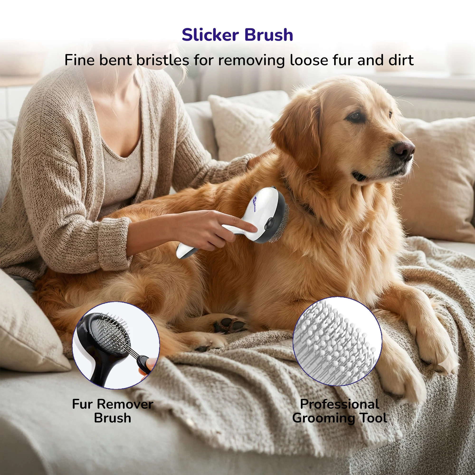 Petverse 7 in 1  Professional Deshedding, Detangling & Nail Care Kit for Dogs & Cats - Image 5