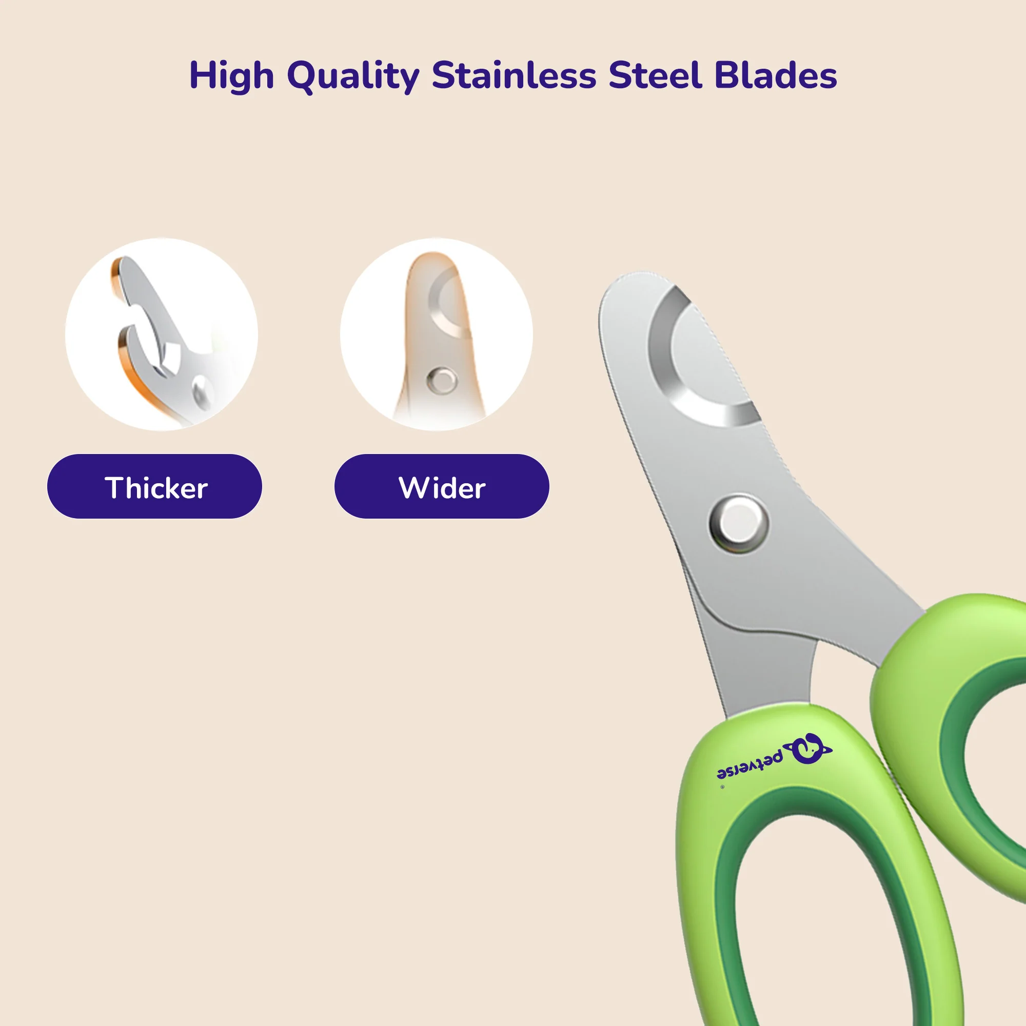Petverse Built in Safety Guard & Integrated Nail File & Trimmer for Dogs ,Cats & Small Animals - Image 3