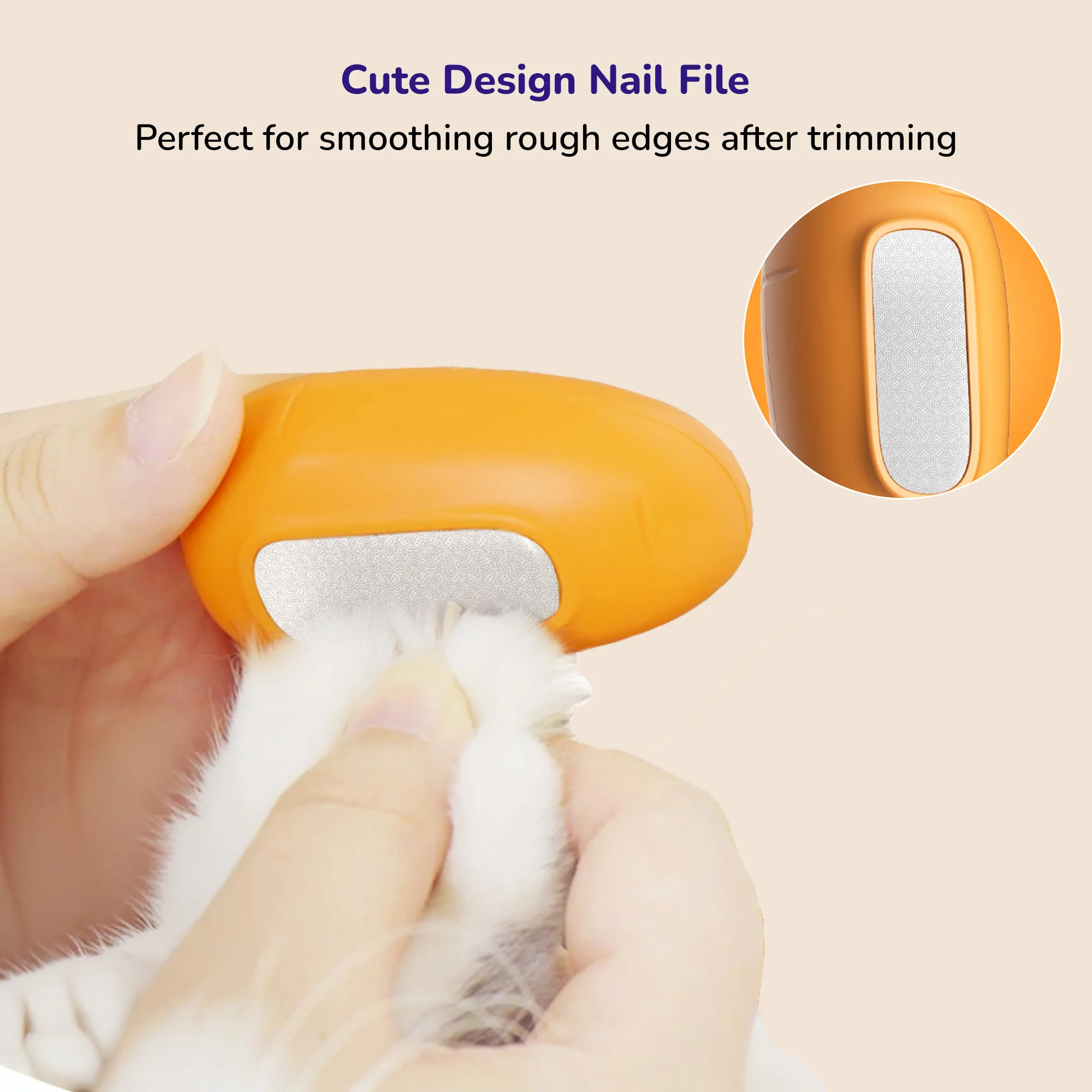 Petverse Built in Safety Guard & Integrated Nail File & Trimmer for Dogs ,Cats & Small Animals - Image 5