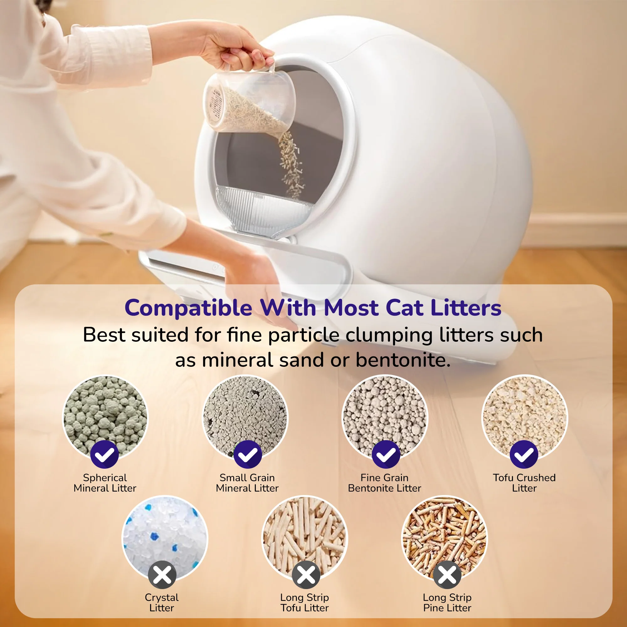 Petverse Pro Automatic Litter Box for Cats (White) - Image 7