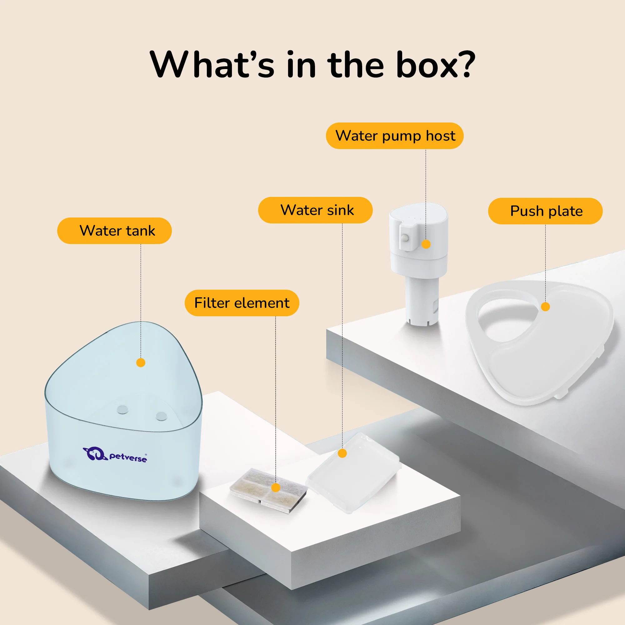 Petverse Wireless Water Fountain for Dogs & Cats (White) - Image 7