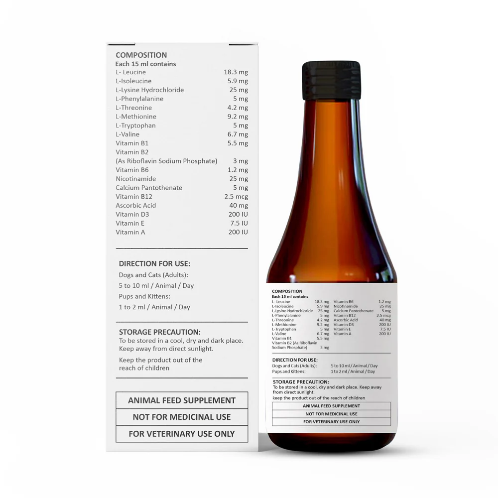 Petvit Amino Acid Syrup for Dogs and Cats - Image 3