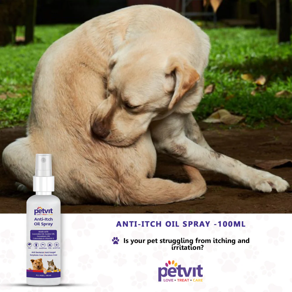 Petvit Anti Itch Oil Spray for Cats & Dogs - Image 2