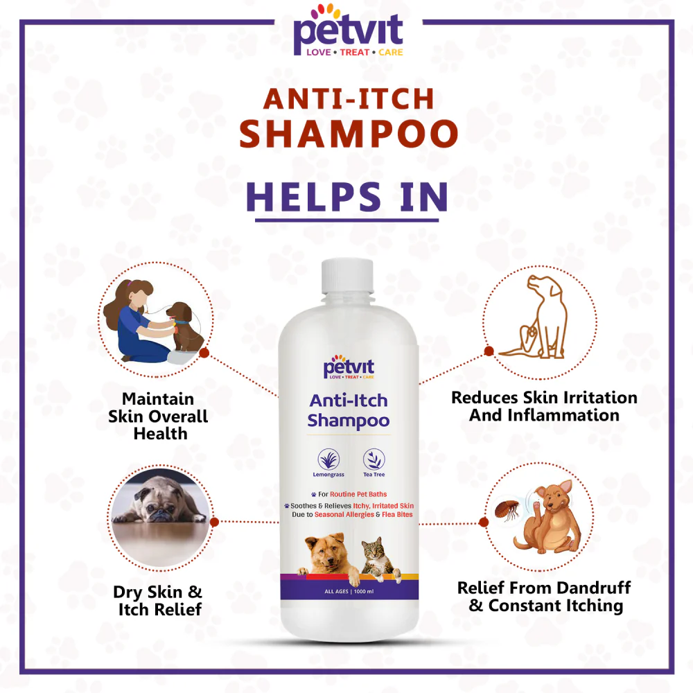 Petvit Anti Itch Shampoo for Dogs and Cats - Image 7