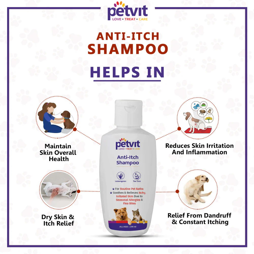 Petvit Anti Itch Shampoo for Dogs and Cats - Image 9