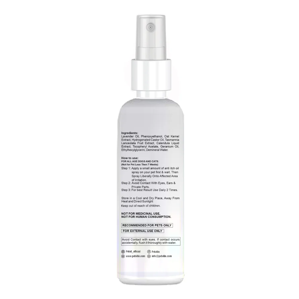 Petvit Anti Tick & Flea Spray for Dogs and Cats - Image 2