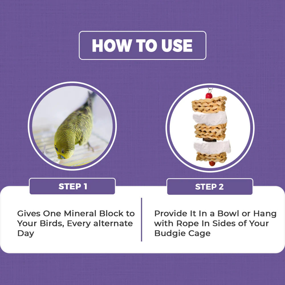 Petvit Calcium Mineral Block with Alfalfa Bird Food - Image 5