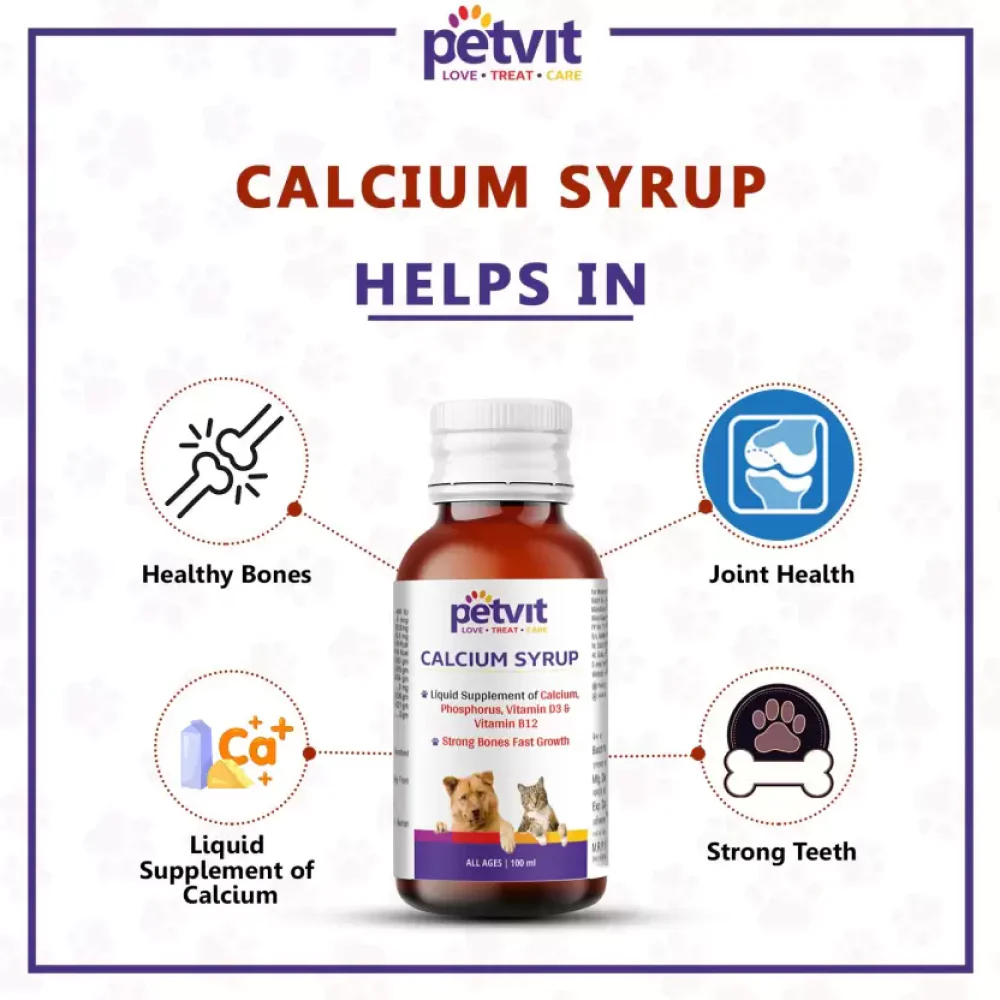 Petvit Calcium Syrup for Dogs - Image 4