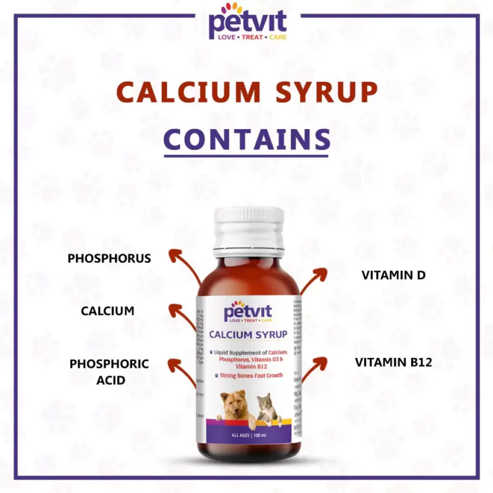 Petvit Calcium Syrup for Dogs - Image 5