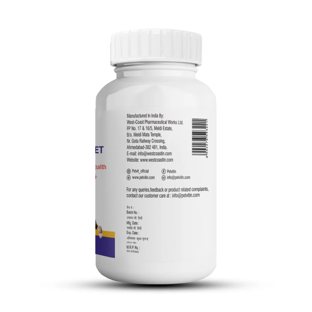 Petvit Calcium Tablets for Dogs and Cats - Image 4