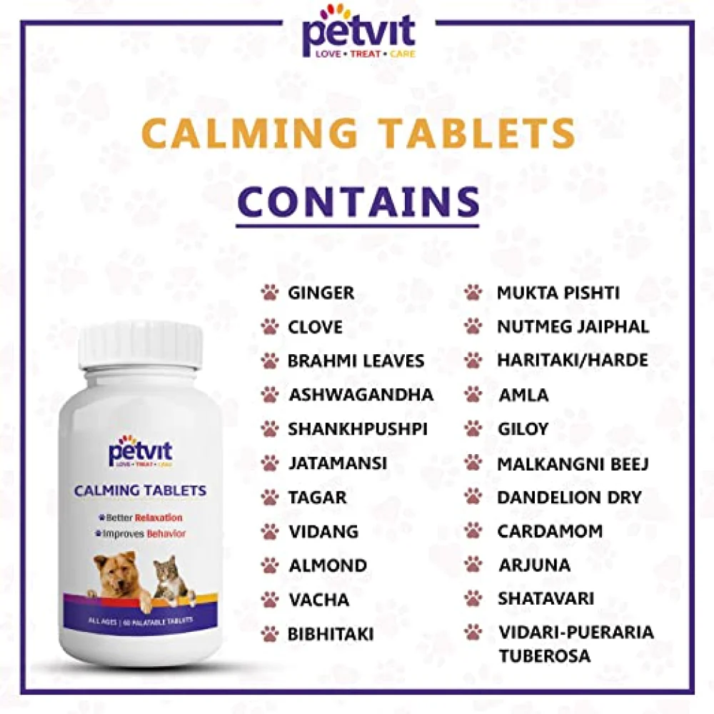 Petvit Calming Tablets for Dogs and Cats - Image 4
