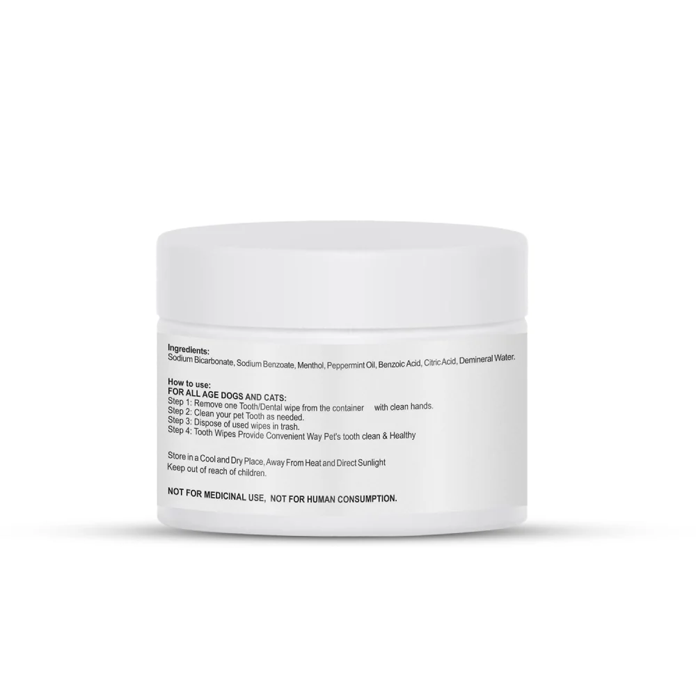 Petvit Dental Wipes for Dogs and Cats - Image 2