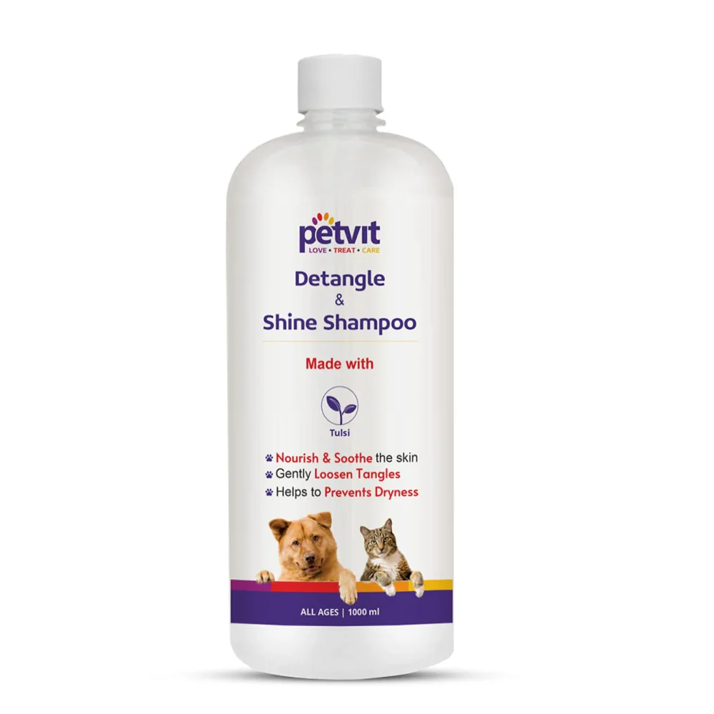 Petvit Detangle & Shine Pet Shampoo for Dogs and Cats - Image 2