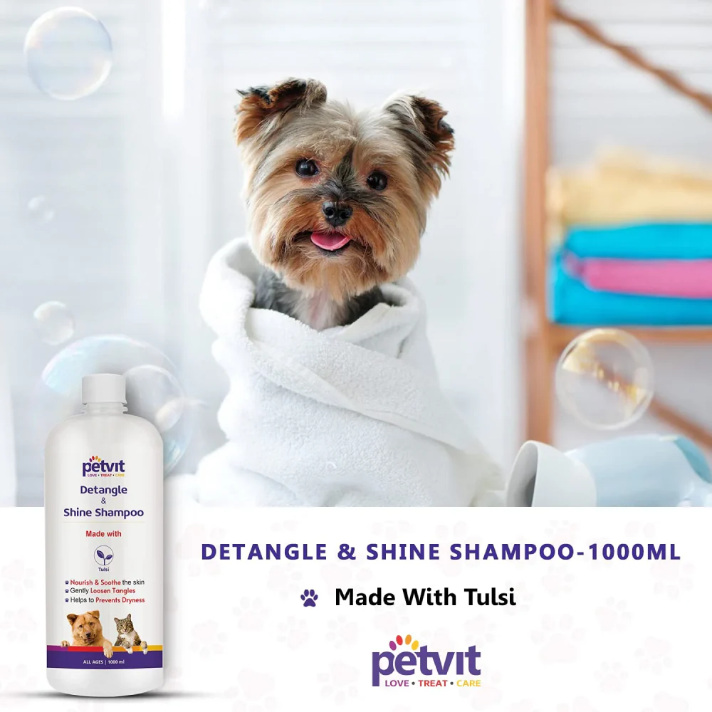 Petvit Detangle & Shine Pet Shampoo for Dogs and Cats - Image 6
