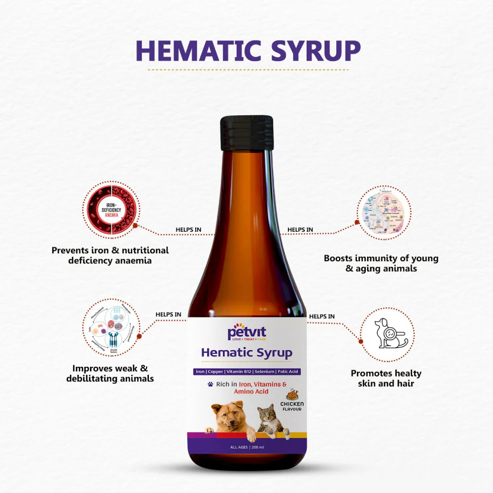 Petvit Hematic Syrup for Dogs and Cats - Image 5