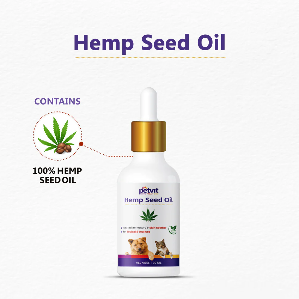 Petvit Hemp Seed Oil for Dogs and Cats - Image 4