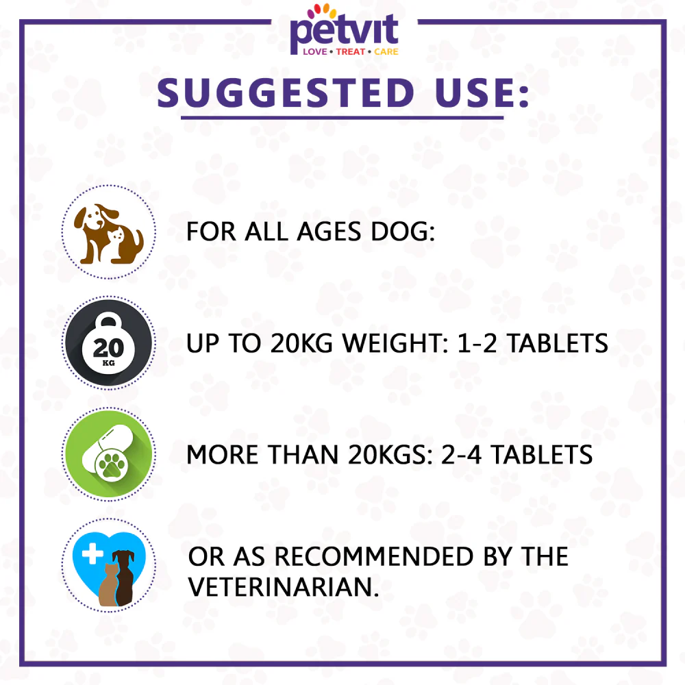 Petvit Joint Tablets for Dogs and Cats - Image 8