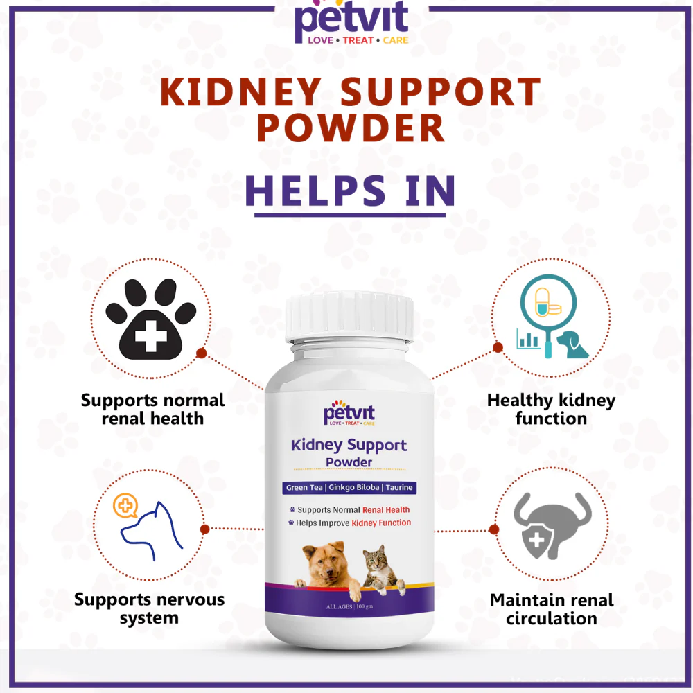 Petvit Kidney Support Powder for Dogs and Cats - Image 2