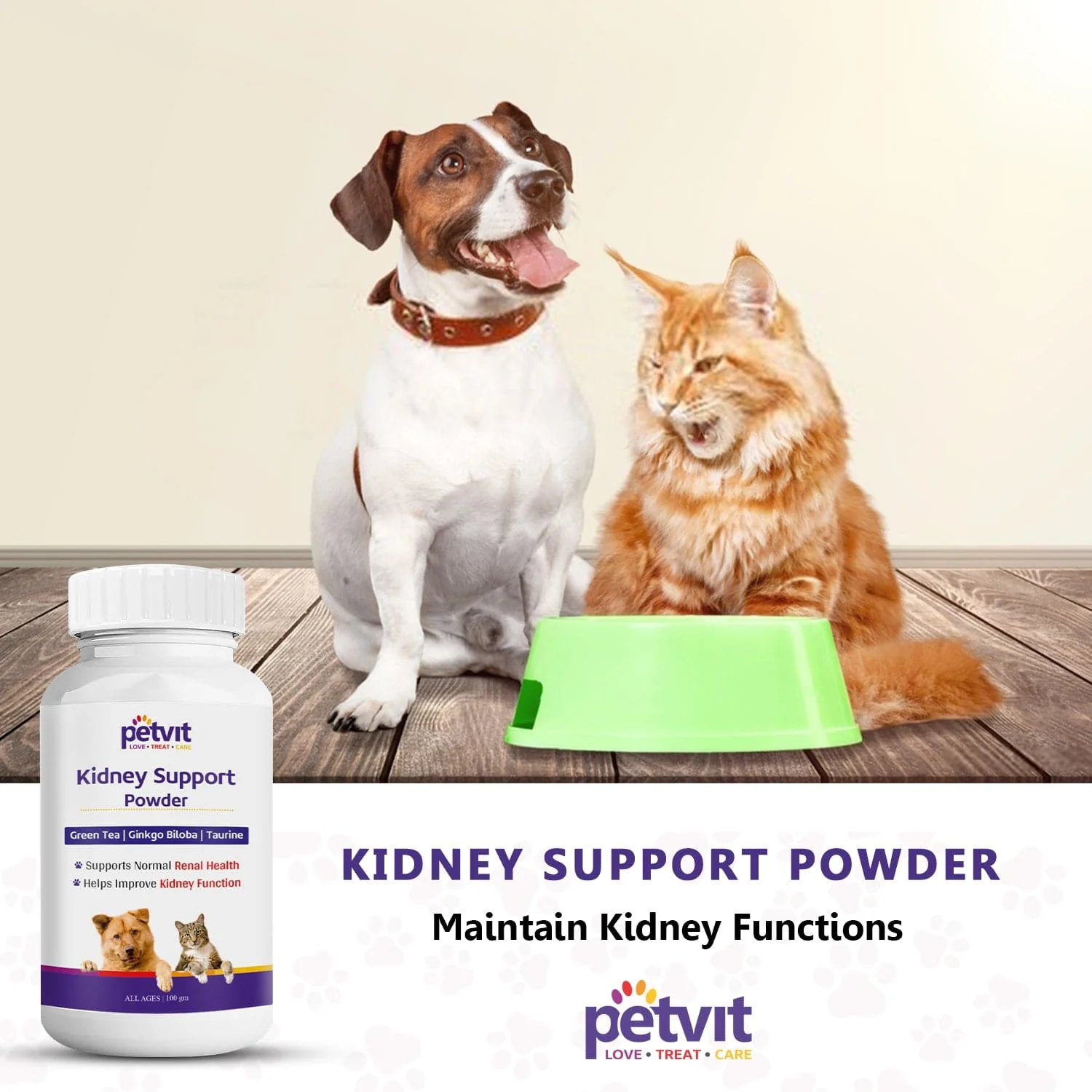Petvit Kidney Support Powder for Dogs and Cats - Image 7