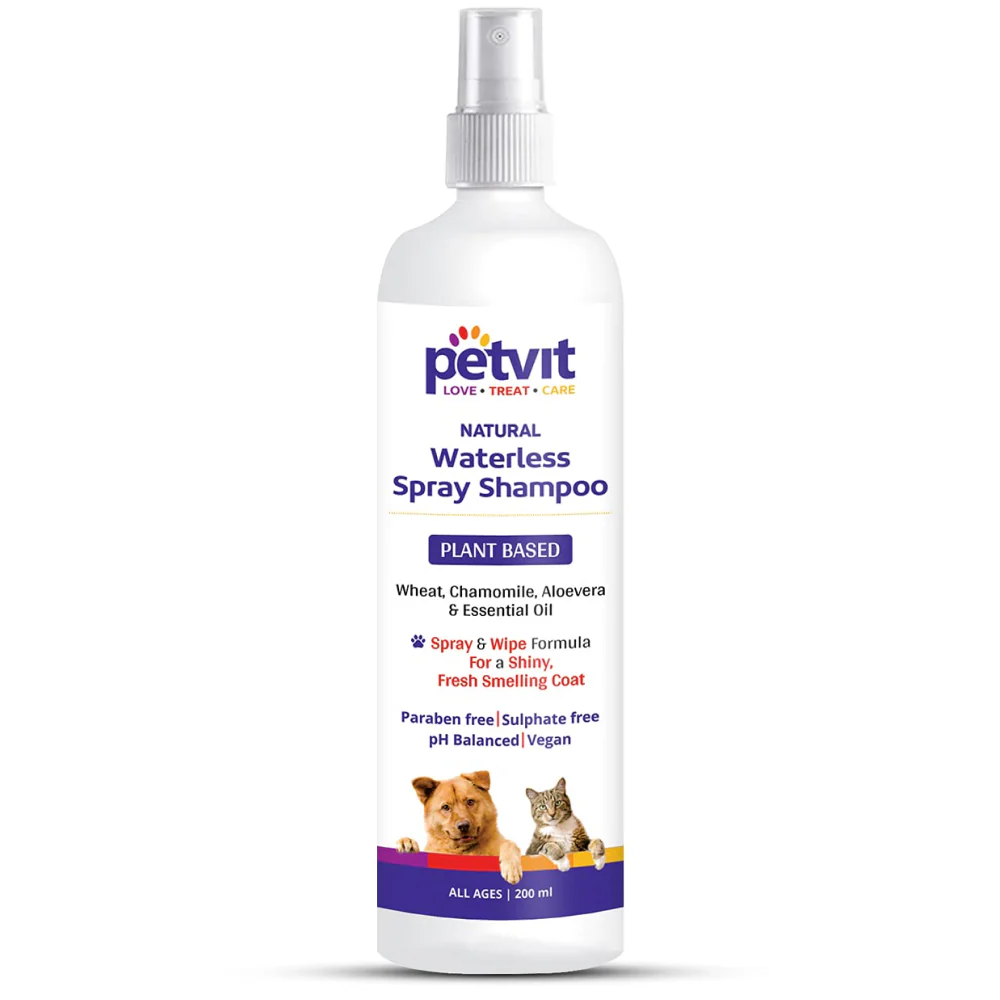 Petvit Plant Based Natural Waterless Shampoo for Dogs - Image 2
