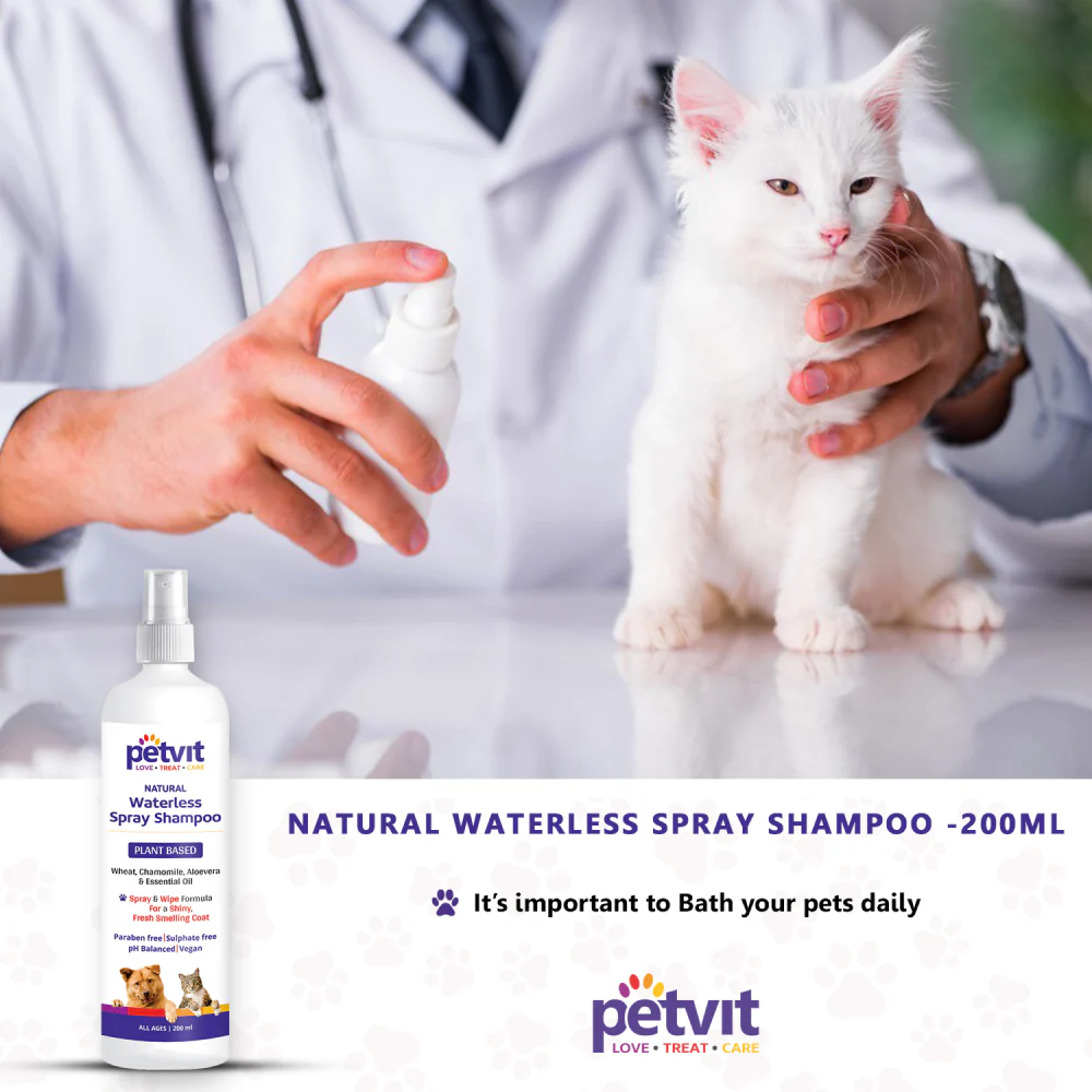 Petvit Plant Based Natural Waterless Shampoo for Dogs - Image 8