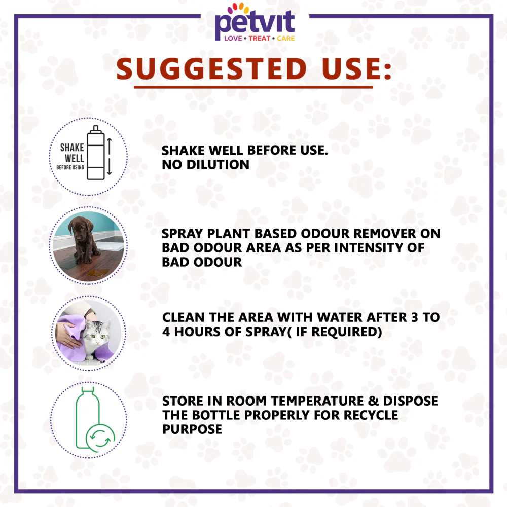 Petvit Odour Remover Spray for Dogs and Cats - Image 6
