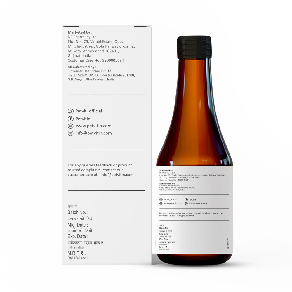 Petvit Omega 3 + 6 Syrup for Dogs and Cats - Image 3