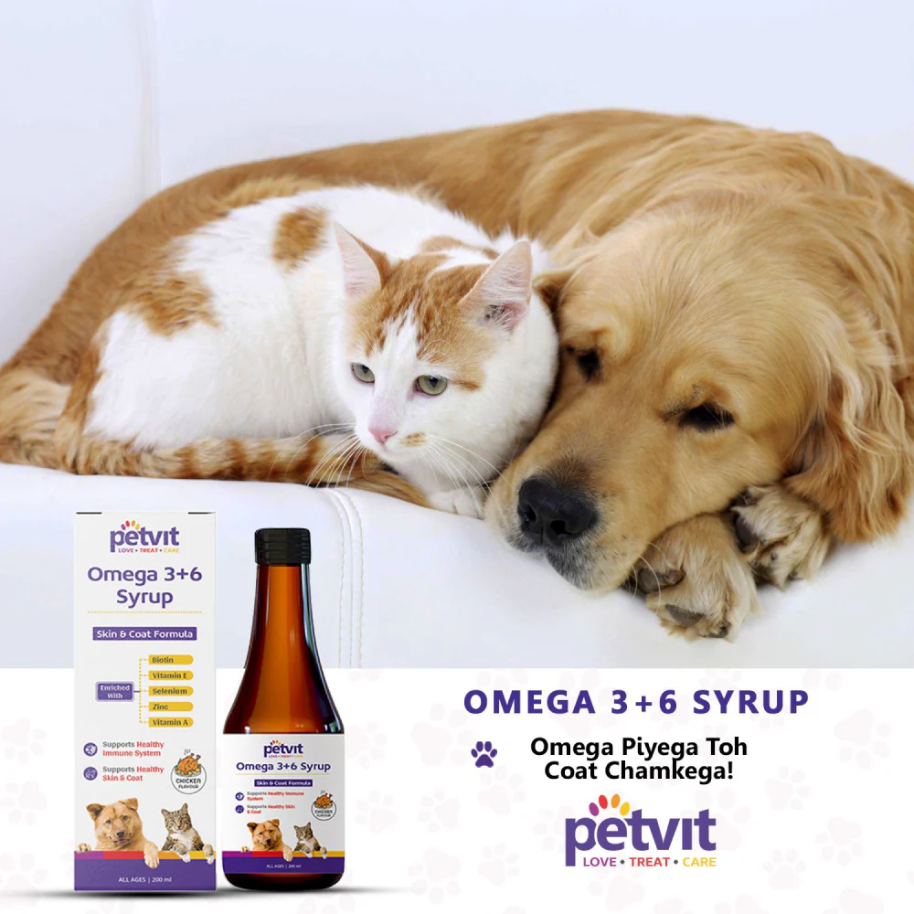 Petvit Omega 3 + 6 Syrup for Dogs and Cats - Image 8