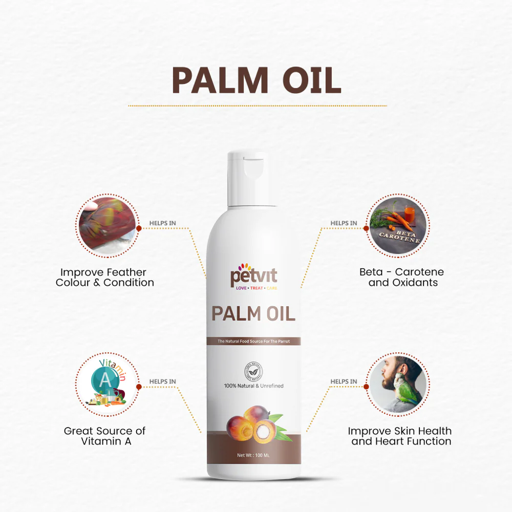 Petvit Palm Oil with Palm Fruit for Parrots - Image 5