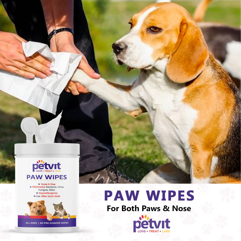 Petvit Paw & Nose Wipes for Dogs and Cats - Image 7