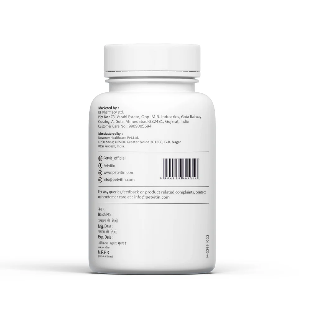 Petvit Reproductive Renal Health Tablet for Dogs and Cats - Image 3