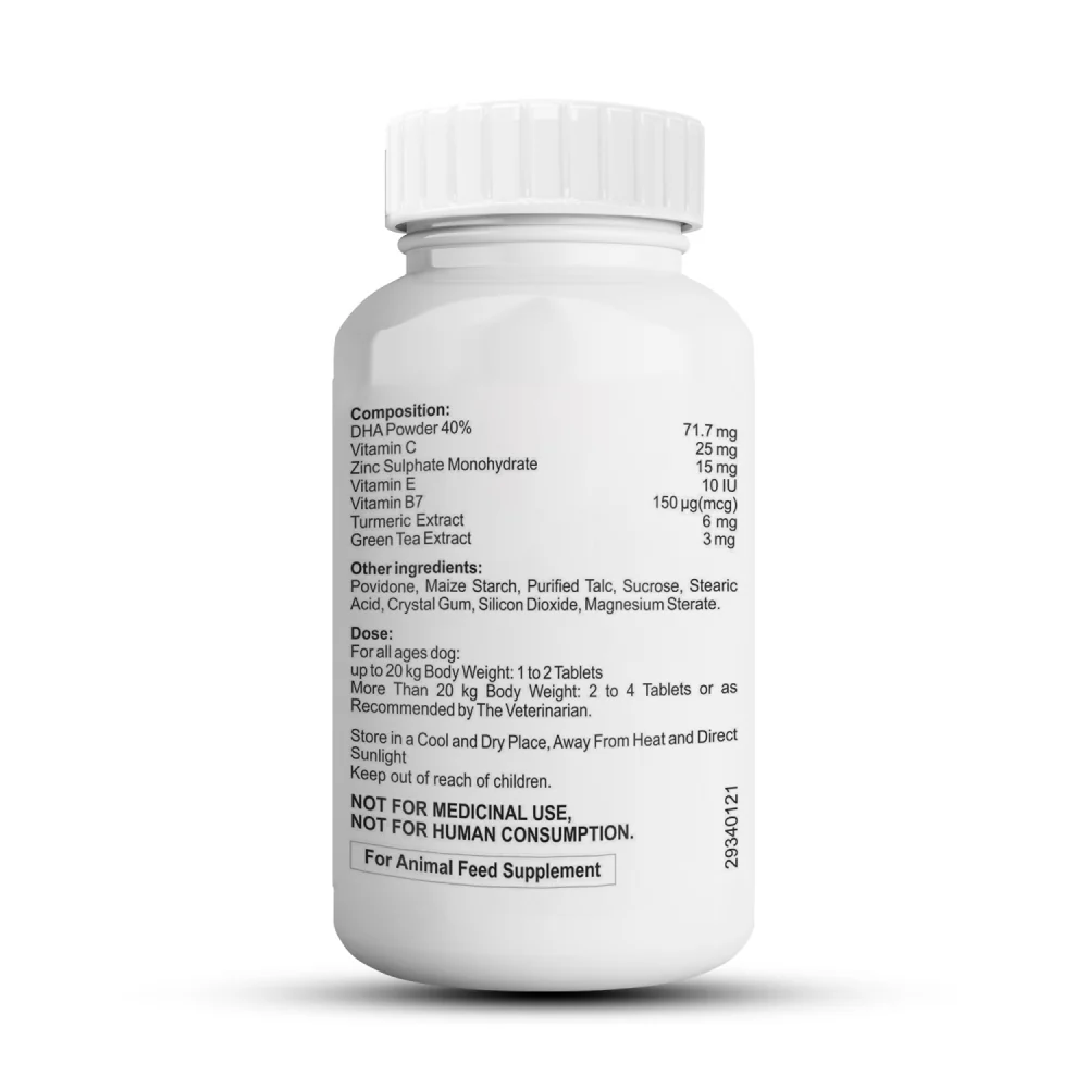 Petvit Skin & Coat Tablets for Dogs and Cats - Image 6
