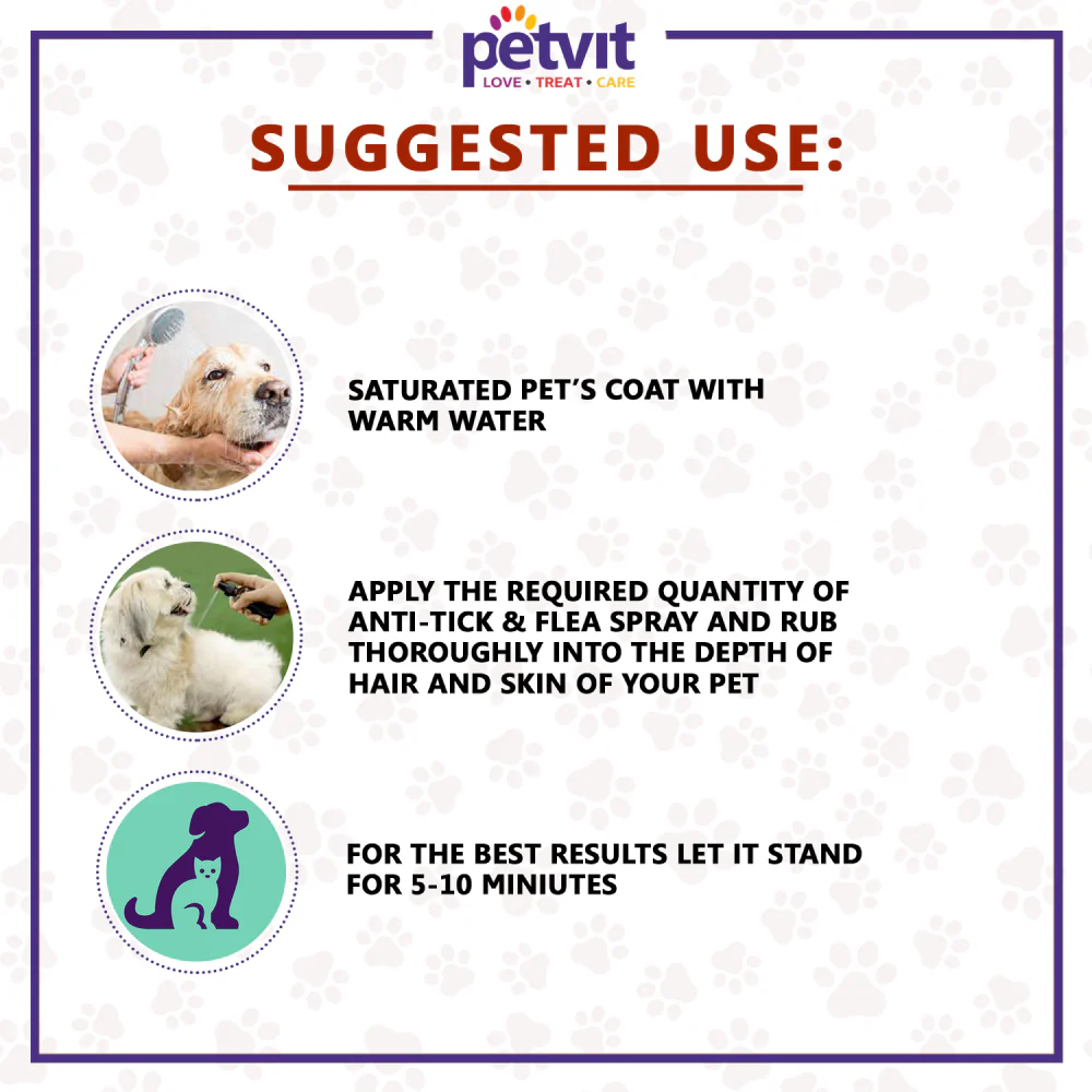 Petvit Tick Repellent Oil Spray for Dogs and Cats - Image 6