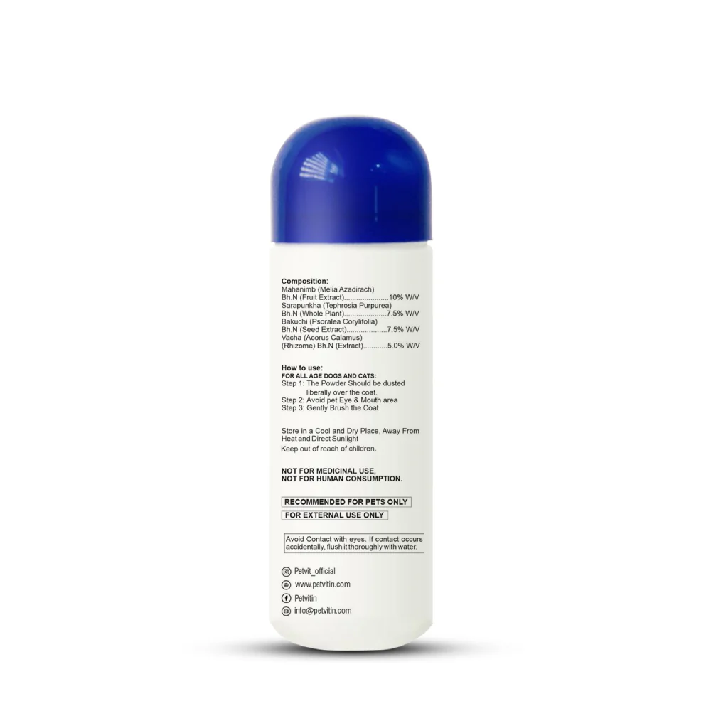 Petvit Tick Repellent Powder for Dogs and Cats - Image 3