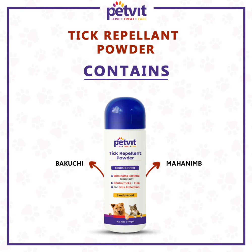 Petvit Tick Repellent Powder for Dogs and Cats - Image 4