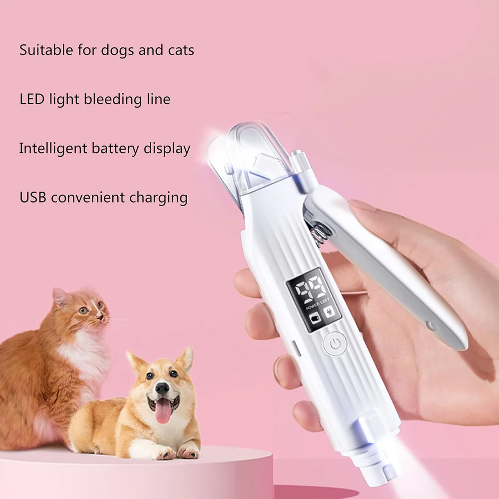 PetVogue 2 in 1 LED Nail Grinder & Nail Cutter for Dogs and Cats - Image 2