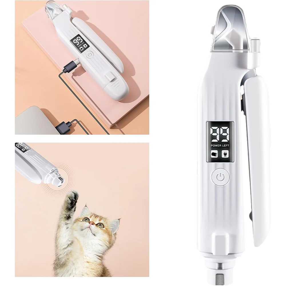 PetVogue 2 in 1 LED Nail Grinder & Nail Cutter for Dogs and Cats - Image 4
