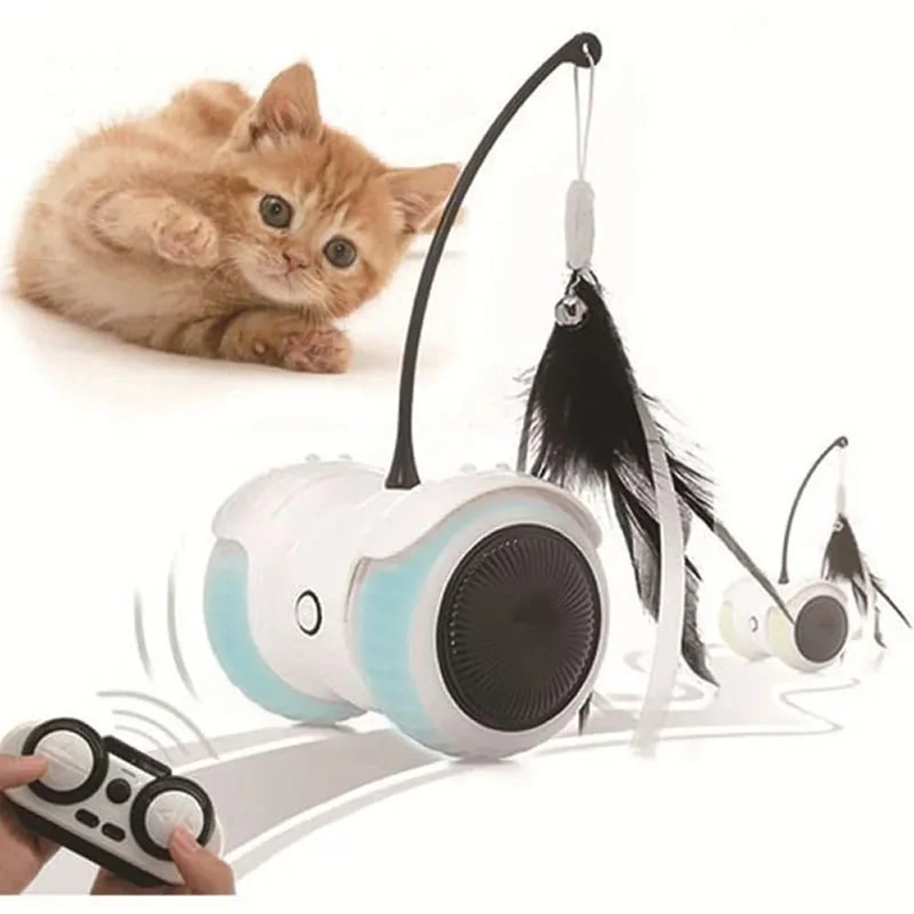 PetVogue Electric Remote Controlled LED Interactive Toy with Speed Adjustment for Cats and Kittens - Image 6