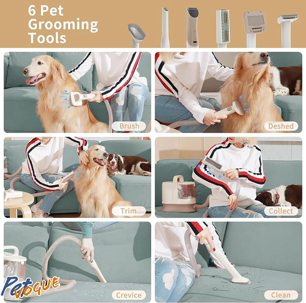 Petvogue 6 in 1 Grooming Kit for Dog & Cats - Image 5