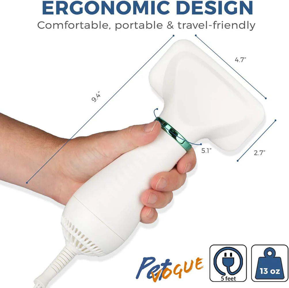 PetVogue Portable Professional Home Grooming Kit with Hair Drying & Blower for Dogs & Cats - Image 2