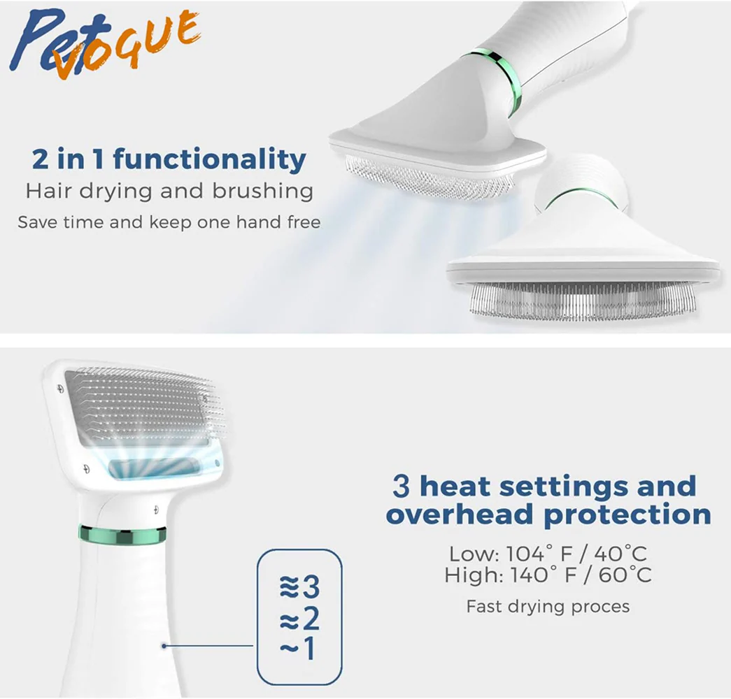 PetVogue Portable Professional Home Grooming Kit with Hair Drying & Blower for Dogs & Cats - Image 7