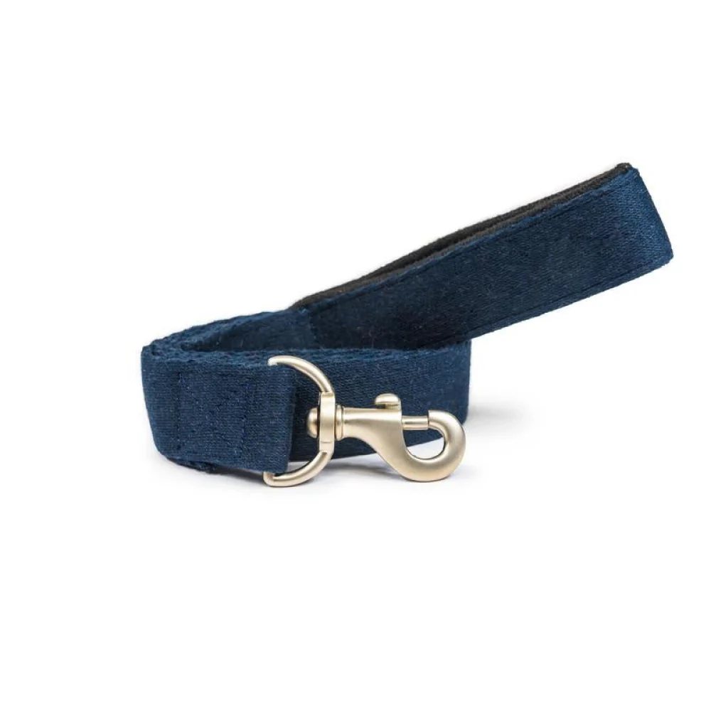 PetWale Cotton Padded Handle Denim Leash for Dogs (Blue) - Image 4