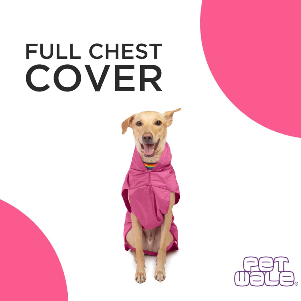 PetWale Reflective Raincoat for Dogs (Pink) - Image 5