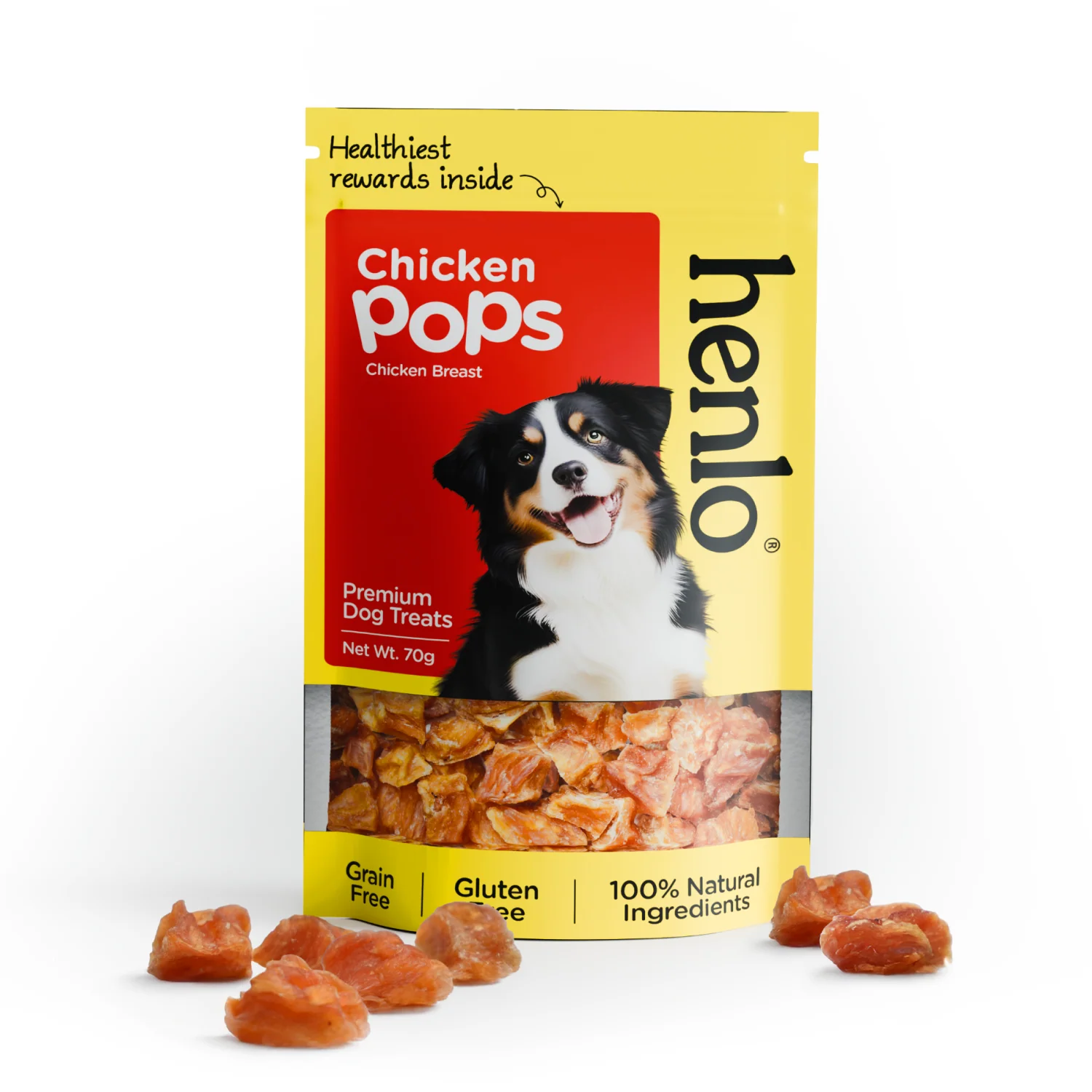Henlo & Wanpy Dog Treats, My Beau Supplement, Farmina Dry Food & Barkbutler Flexy Ball Toy Limited Dog Hamper - Image 3