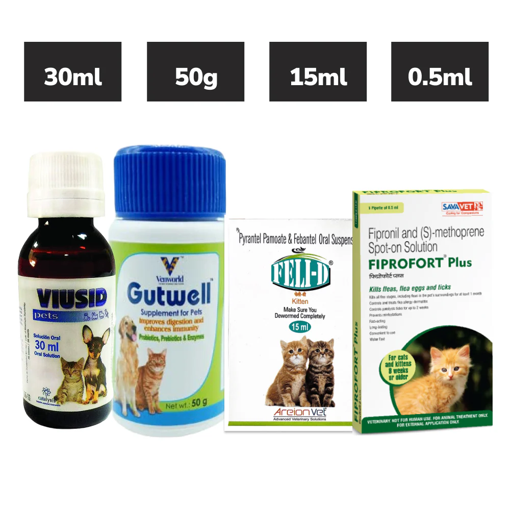 Preventive Care Kit Combo for Kitten (Dewormer + Spoton + Supplement + Probiotic) - Image 11